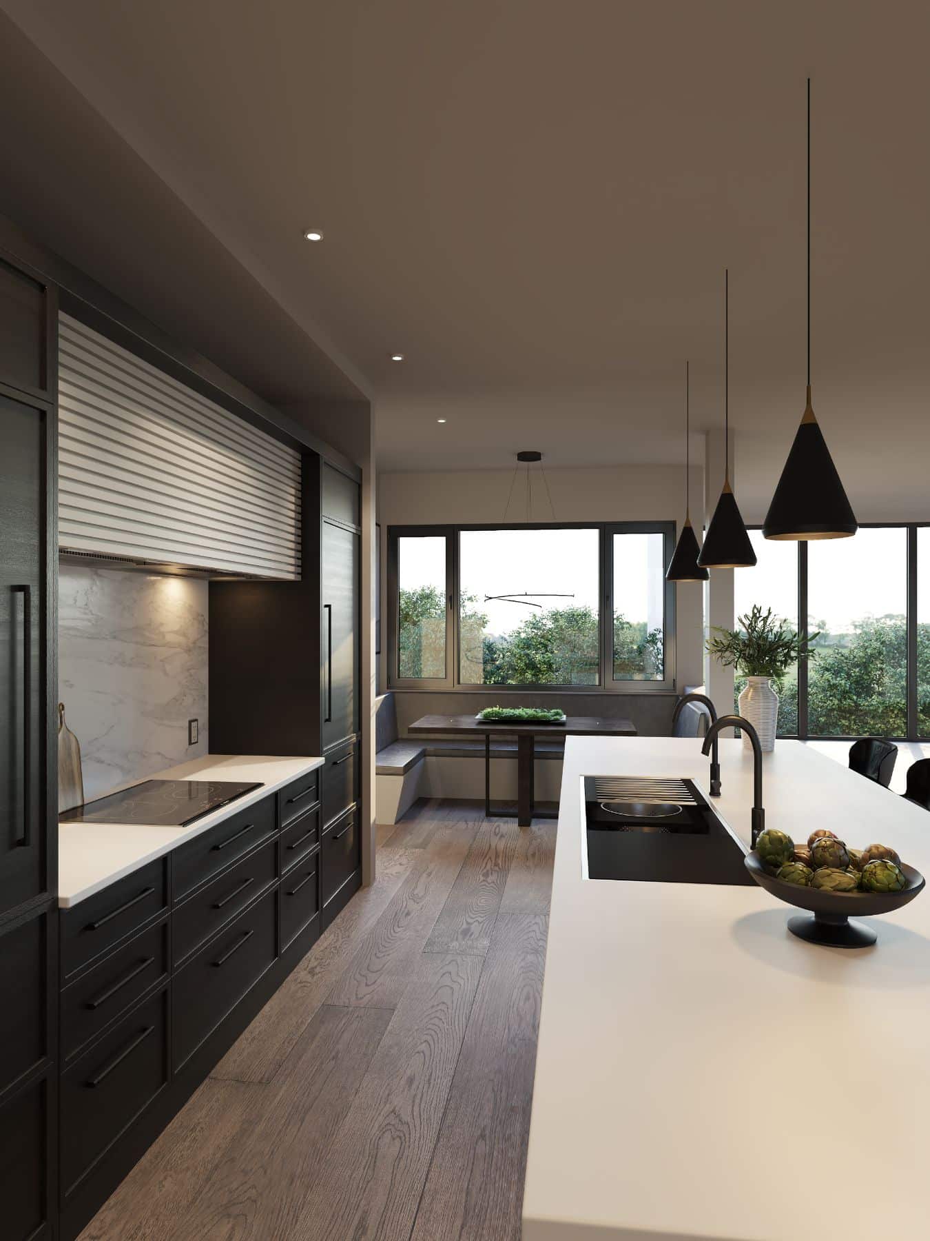 3d interior visualisations, kitchen 3D Photorealistic Rendering