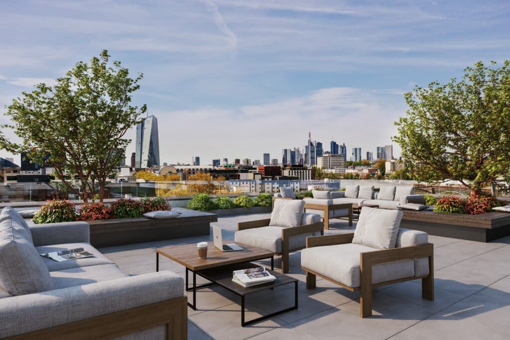 3D Terrace rendering