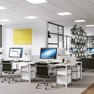 3D interior office visualization